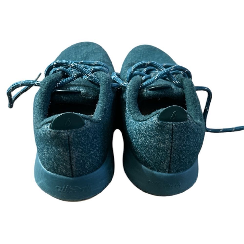 Women’s Allbirds Deep Emerald Mizzle Wool Runner Size 7 - Picture 4 of 5